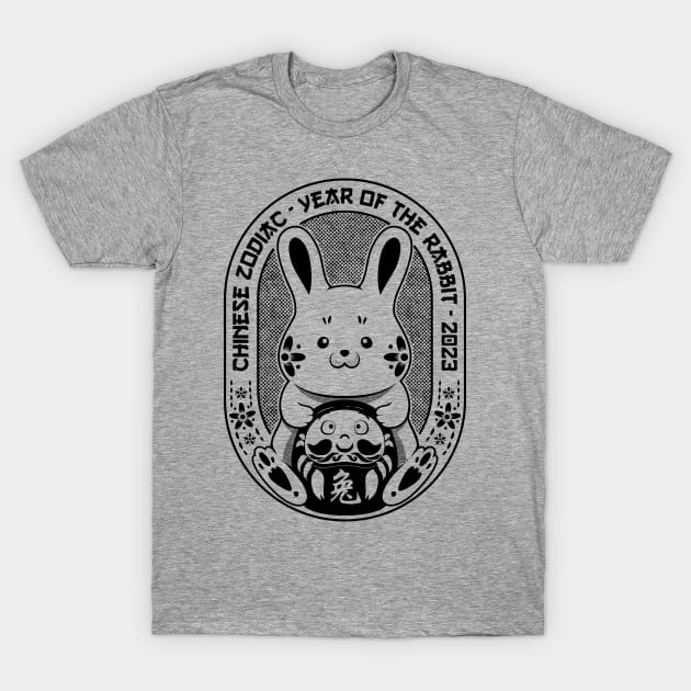 Year of the rabbit T-Shirt by redwane